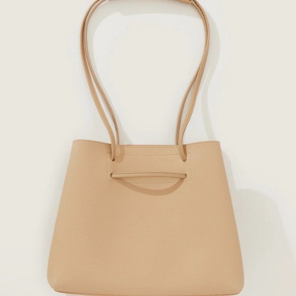 8 Other Reasons Handbags - 8 Other Reasons Beige Shoulder Bag with Dual Straps